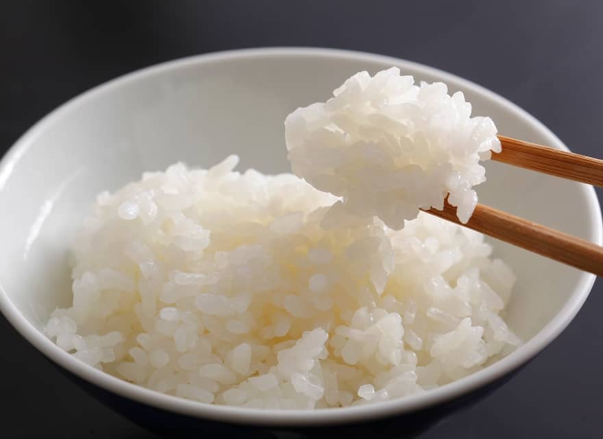 三朝産こしひかりの白ごはん