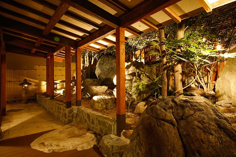 大浴場「楽山の湯」