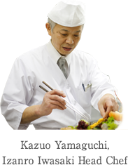 Kazuo Yamaguchi,Izanro Iwasaki Head Chef