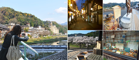 Walks around Misasa Onsen