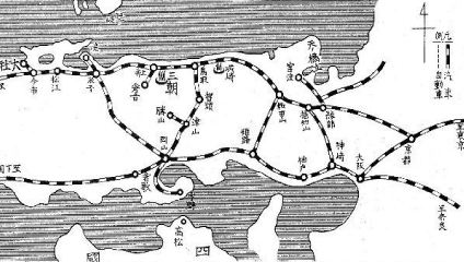 当時の国鉄路線図