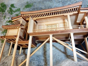 1/75スケール模型「国宝 三徳山三佛寺 投入堂」| 依山楼岩崎｜鳥取